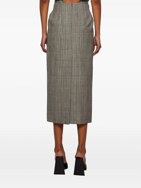 WARDROBE.NYC Contour midi skirt - Grey