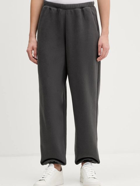 Abercrombie & Fitch spodnie dresowe damskie kolor szary gładkie KI147-5141-955 - zdjęcie produktu nr 1