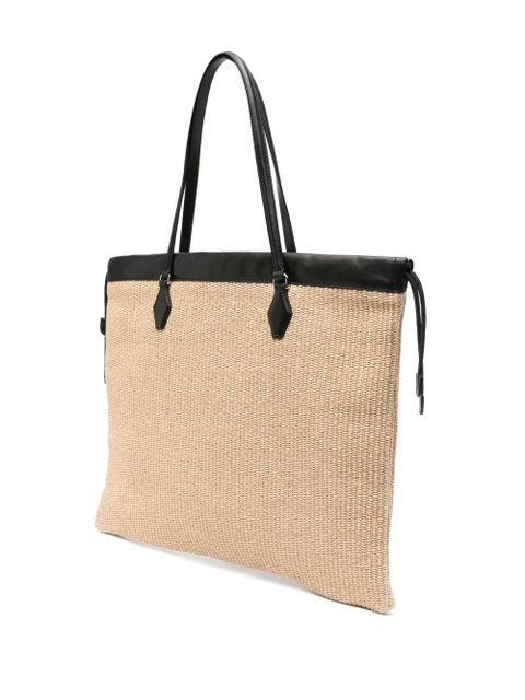 Jimmy Choo large drawstring tote bag - Neutrals