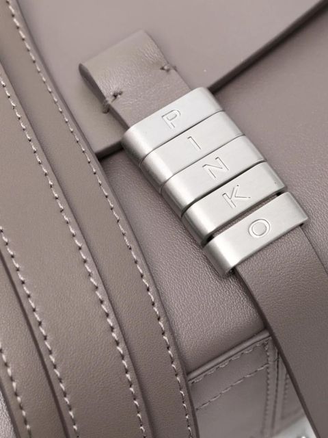 PINKO leather cross body bag - Grey