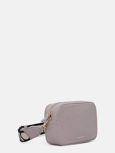 Coccinelle torebka skórzana kolor szary E5 MN5 55 I1 01