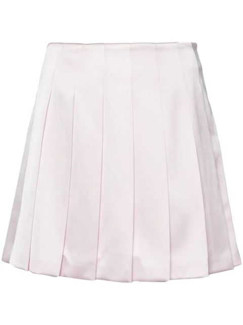 Self-Portrait satin mini skirt - Pink - zdjęcie produktu nr 1