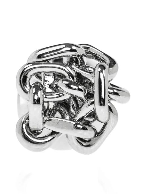 Jil Sander The coolest chain knot earrings - Silver