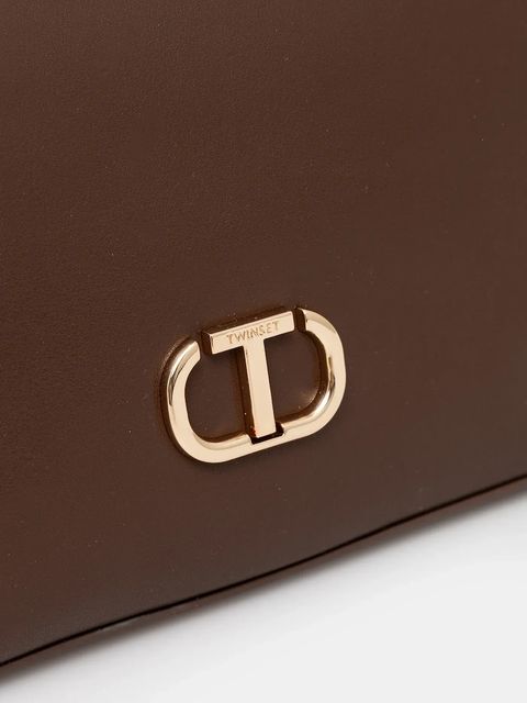 Twinset torebka kolor brązowy 252TB7023 - zdjęcie produktu nr 2