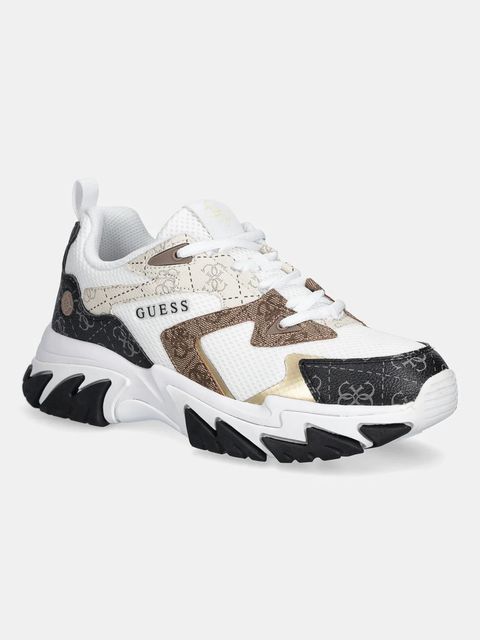 Guess sneakersy NOTISS damskie kolor brązowy FLPNTS FAL12
