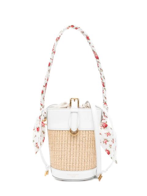 Dolce & Gabbana floral-print bucket bag - White - zdjęcie produktu nr 1