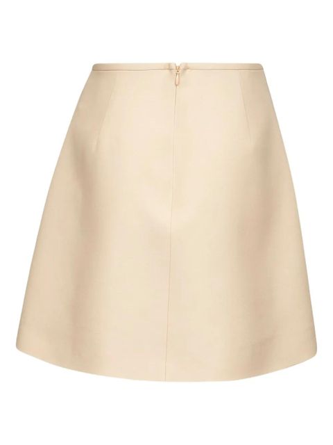 Valentino Garavani mini Crepe Couture skirt - Neutrals