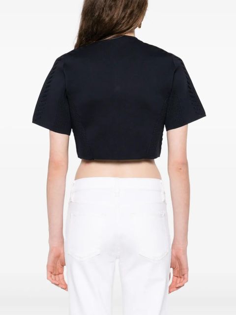 Maje cropped cardigan - Blue