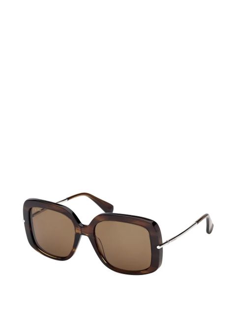 Max Mara Eyewear square-frame sunglasses - Brown - zdjęcie produktu nr 2