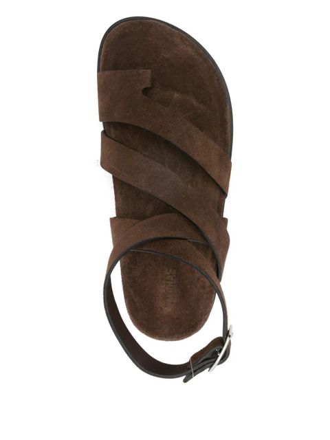 ALOHAS Tide buckle-strap sandals - Brown
