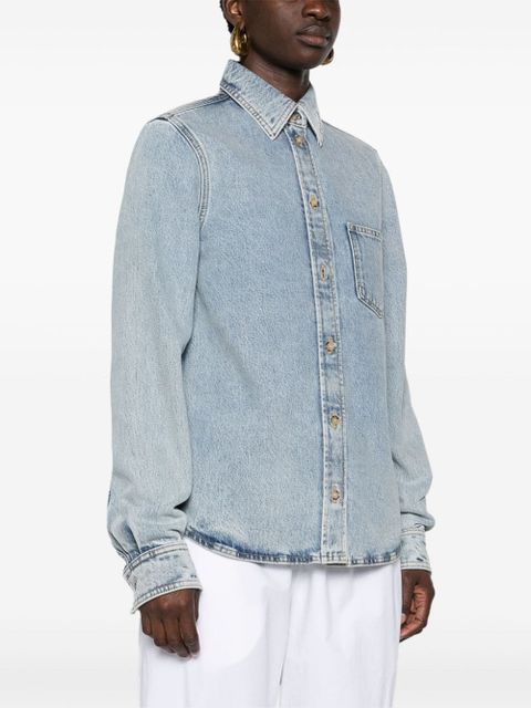 TOTEME classic-collar denim shirt - Blue