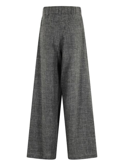 Alysi slub-texture trousers - Grey - zdjęcie produktu nr 2
