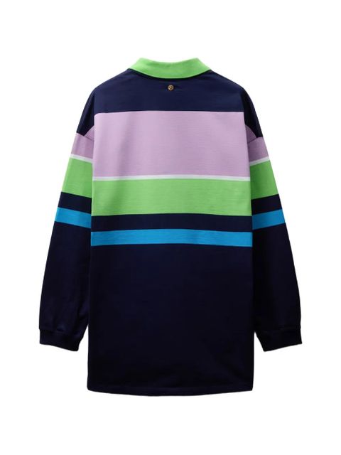Versace striped collared sweatshirt - Blue - zdjęcie produktu nr 2