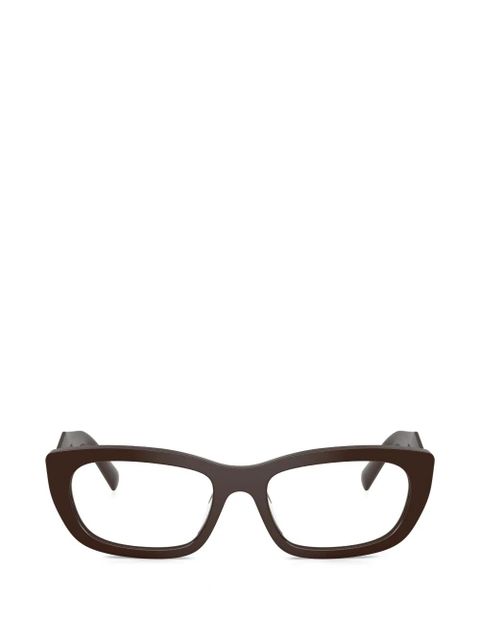 Prada Eyewear clear-lense glasses - Brown - zdjęcie produktu nr 1