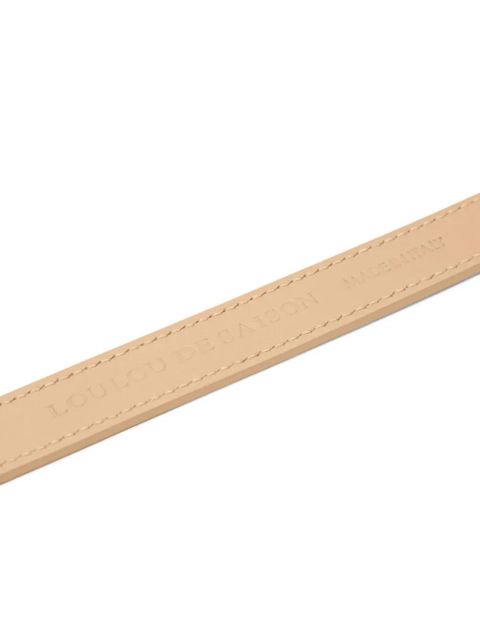 LouLou de Saison Ceylon leather belt - Neutrals