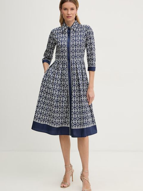 Luisa Spagnoli sukienka bawełniana Pagliolo - zdjęcie produktu nr 1