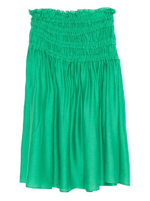 Tory Burch shirred skirt - Green - zdjęcie produktu nr 1
