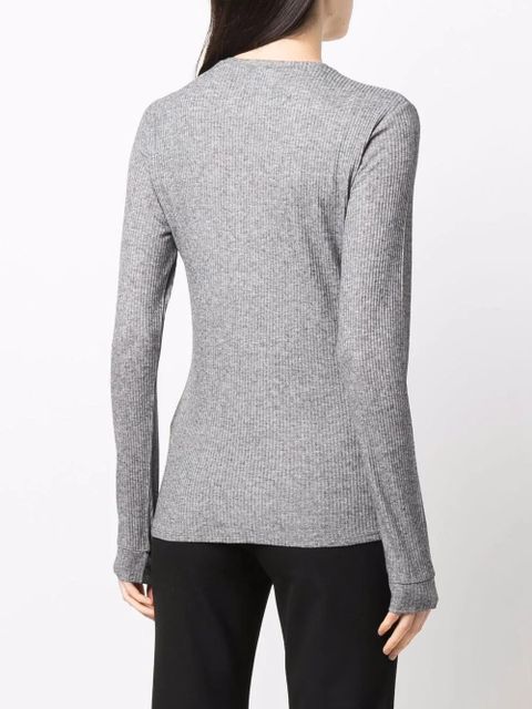 LouLou de Saison Ortigia Lds round-neck sweater - Grey - zdjęcie produktu nr 2