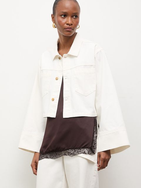 Answear.LAB kurtka damska jeansowa z kolekcji Unscripted