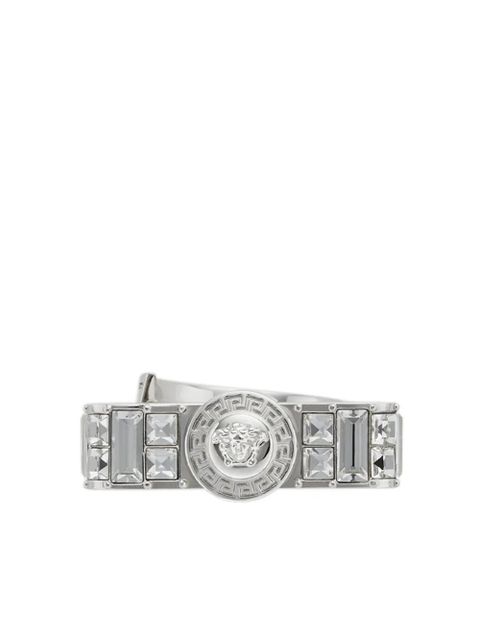 Versace Gianni Ribbon crystal ring - Silver - zdjęcie produktu nr 1