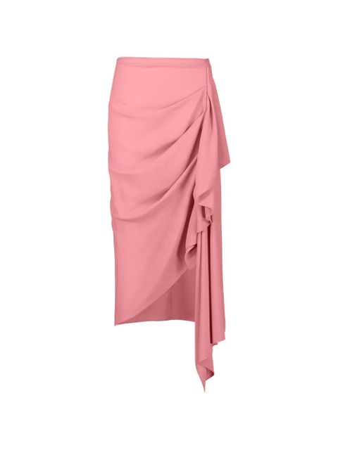 Michael Kors Cascade ruffled midi skirt - Pink - zdjęcie produktu nr 1
