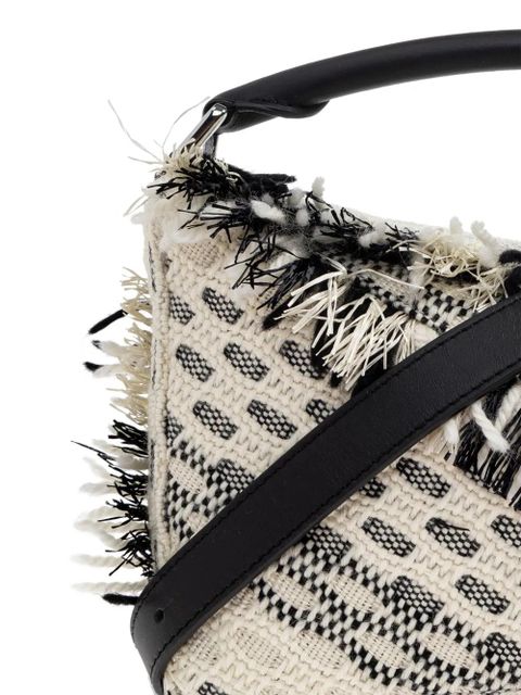 LOEWE x Albers Puzzle fringed tote bag - Neutrals