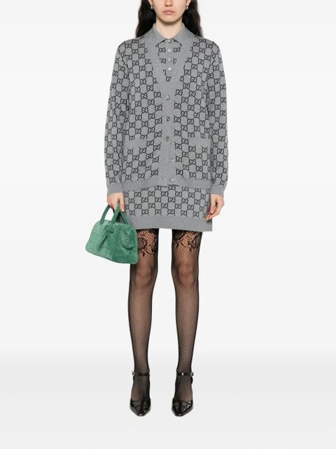 Gucci GG-monogram cardigan - Grey - zdjęcie produktu nr 2
