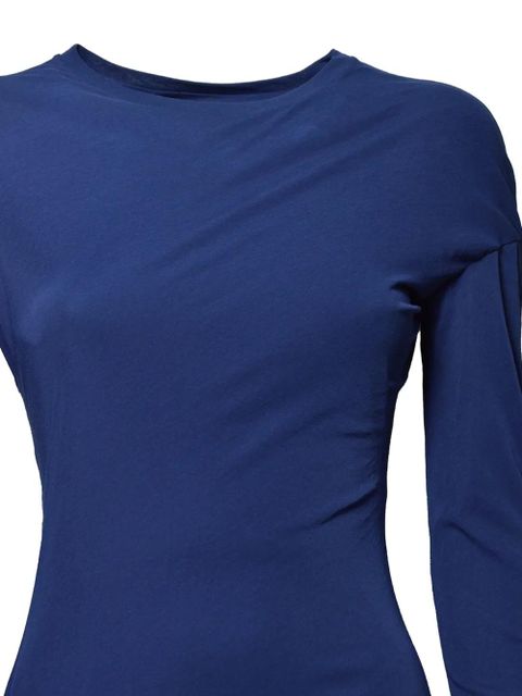 Jil Sander long-sleeve mini dress - Blue