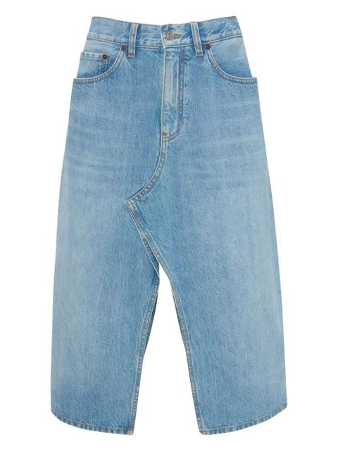 Victoria Beckham Kick denim skirt - Blue - zdjęcie produktu nr 1