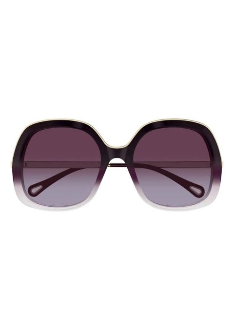 Chloé Eyewear round-frame sunglasses - Purple - zdjęcie produktu nr 1