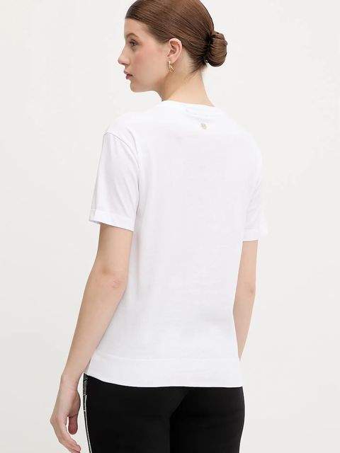 Joop! t-shirt bawełniany damski kolor biały 30100822