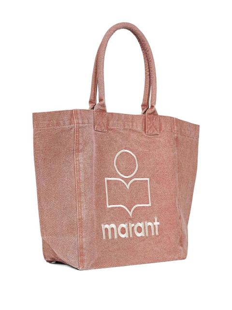 ISABEL MARANT embroidered-logo tote bag - Brown - zdjęcie produktu nr 2