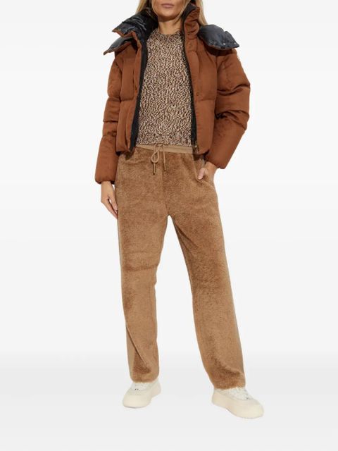 Moncler hooded puffer jacket - Brown