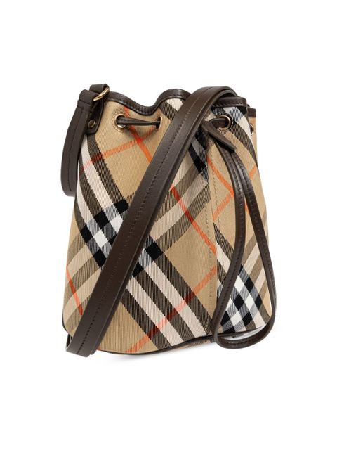 Burberry Check bucket bag - Neutrals