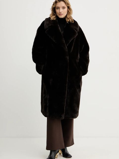 Guess płaszcz VANNA kolor brązowy W5BL95 WJ110