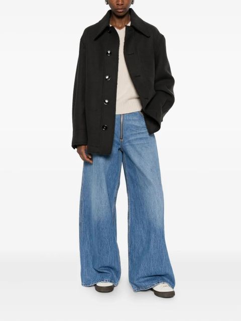 AMI Paris wool jacket - Brown