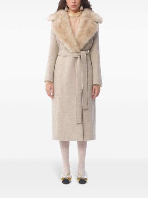 Valentino Garavani virgin-wool coat - Neutrals