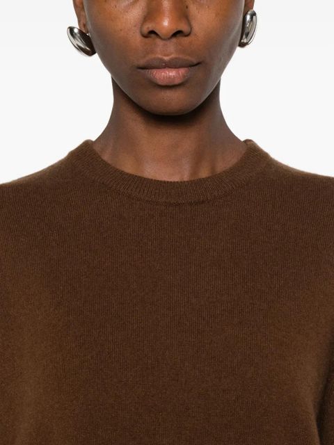 ENTIRE STUDIOS crew-neck long-sleeve sweater - Brown