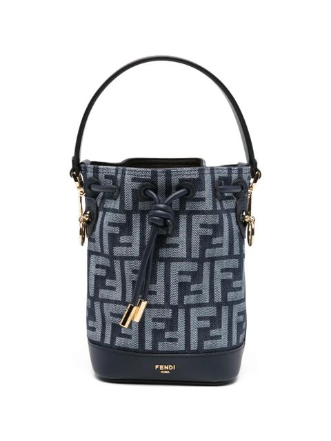 FENDI ff-motif bucket bucket bag - Blue - zdjęcie produktu nr 1