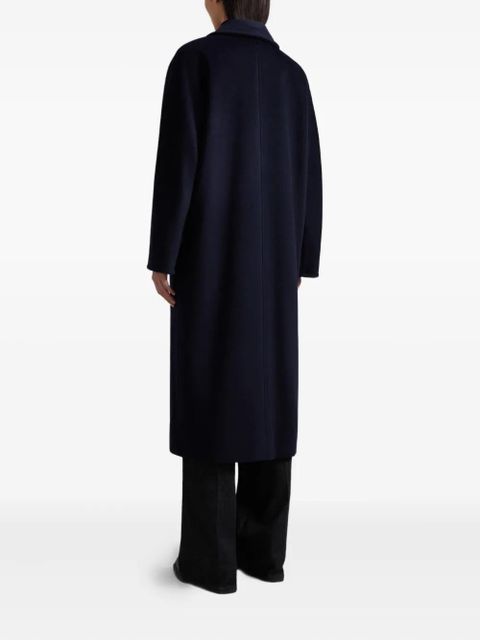Max Mara Madame 101801 double-breasted buttoned coat - Blue