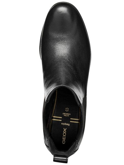 Geox sztyblety D WALK PLEASURE 55 damskie kolor czarny na słupku D56XBC 00081 C9999