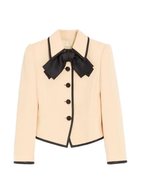 Valentino Garavani wool crepe jacket - Neutrals - zdjęcie produktu nr 1