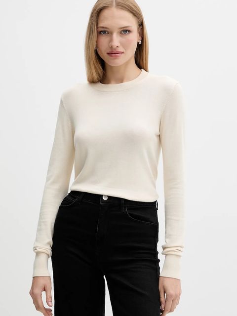 Silvian Heach sweter LETALO damski kolor beżowy lekki GPA25038MA - zdjęcie produktu nr 1