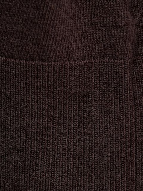 Sisley sweter z dodatkiem wełny damski kolor brązowy lekki 18AYM103K