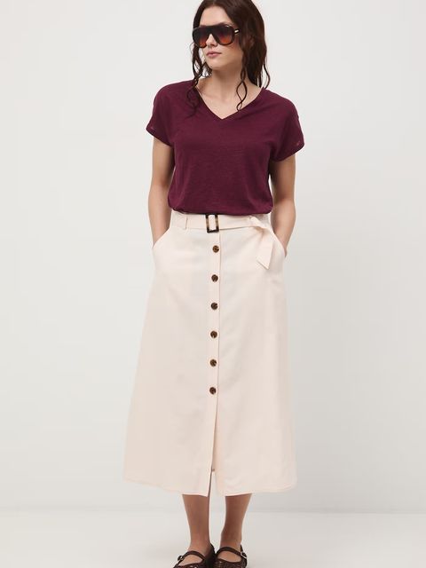 Medicine t-shirt damski lniany - zdjęcie produktu nr 2