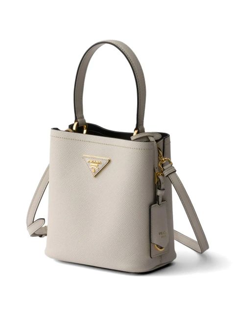 Prada Panier mini Saffiano leather bag - Grey