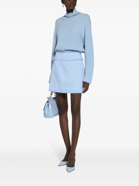 Dolce & Gabbana DNA tweed mini skirt - Blue - zdjęcie produktu nr 2