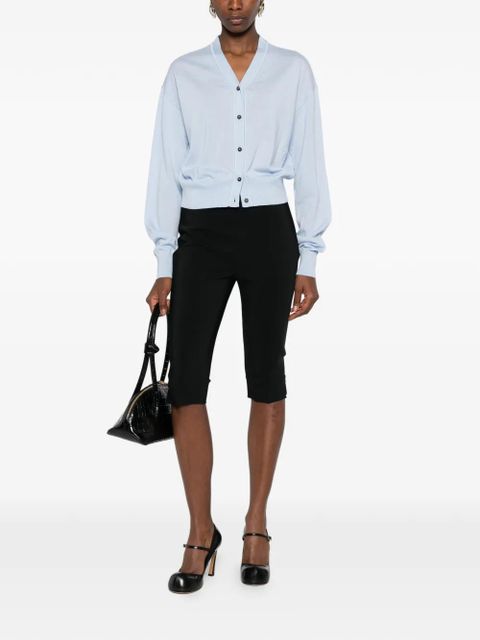 Jacquemus buttoned V-neck cardigan - Blue - zdjęcie produktu nr 2