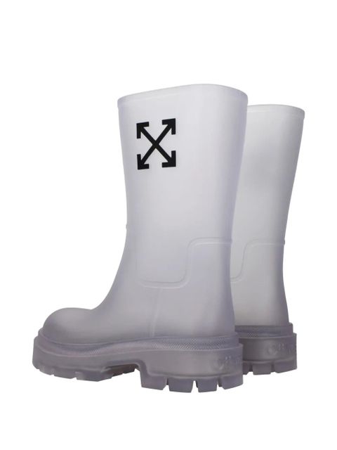 Off-White lug-sole Arrow ankle boots