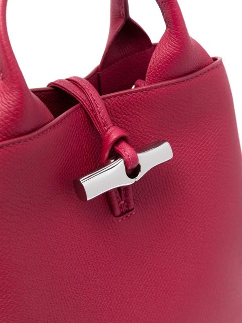 Longchamp S Le Roseau tote bag - Red - zdjęcie produktu nr 2